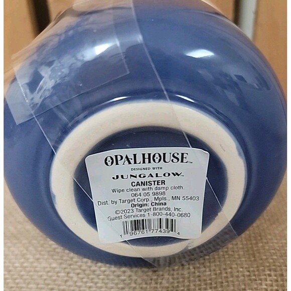 NEW Bath Canister Opalhouse Designed with Jungalow Stoneware Jar 5" x 4" - Picture 3 of 3